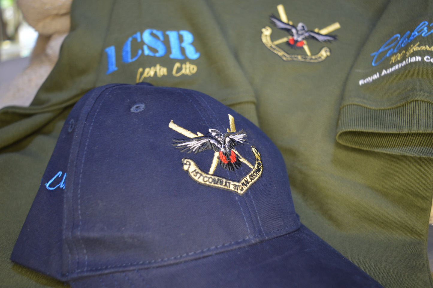 1st Combat Signal Regiment (1CSR) 100-Year Centenary Polo Shirt