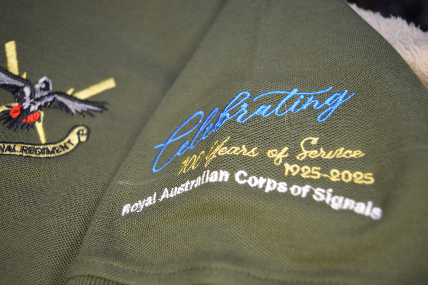 1st Combat Signal Regiment (1CSR) 100-Year Centenary Polo Shirt