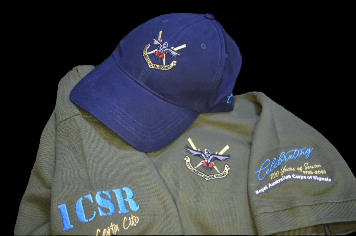 1st Combat Signal Regiment (1CSR) 100-Year Centenary Polo Shirt