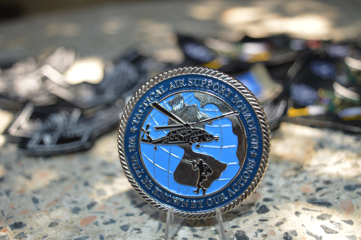 130 Signal Squadron Limited Edition Challenge Coin – A Tribute to Tactical Air Support