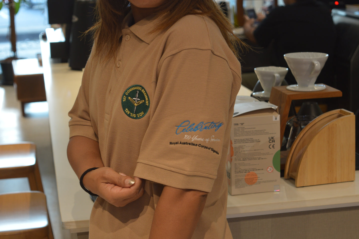 126 Sig Sqn Commando's 90's Era 100-Year Centenary Polo Shirt