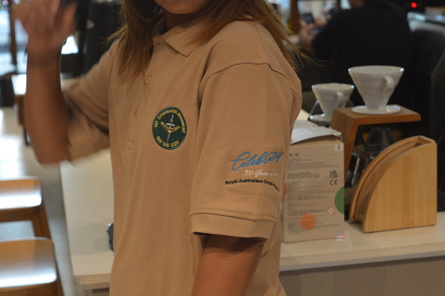 126 Sig Sqn Commando's 90's Era 100-Year Centenary Polo Shirt