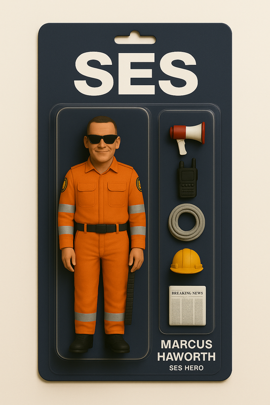 SES Hero Memorial Action Figure - Marcus Haworth - 100% Profits Donated to his family