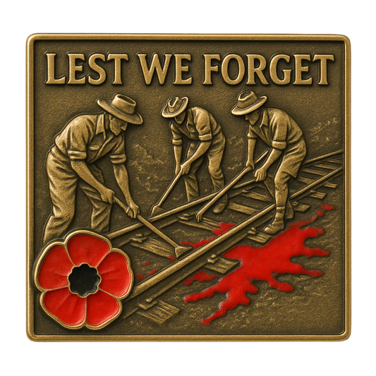POW 80TH ANNIVERSARY – LEST WE FORGET COMMEMORATIVE PIN
