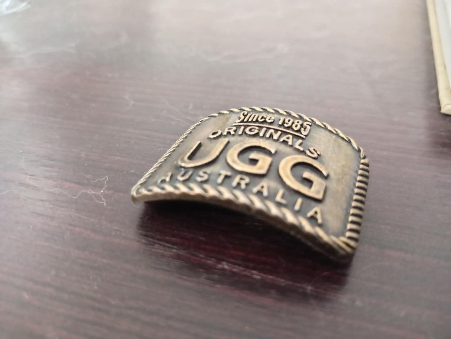 UGG Australia Belt Tip – “Originals Since 1985” Brass End Piece