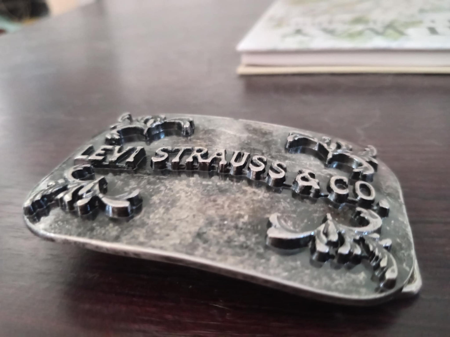 Levi Strauss & Co. Belt Buckle – Vintage Style, Cast Metal
