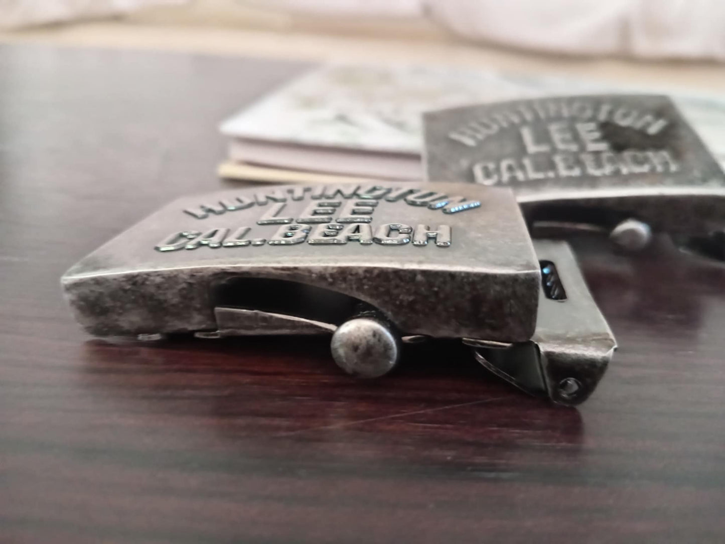 Vintage-Style "Huntington Beach CAL." Belt Buckle